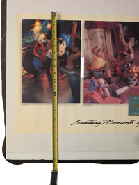 "Creating Moments of Beauty and Magic" WDCC  Poster 21in x 39in Signed by David Pacheco
