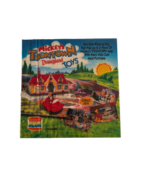 Mickey's Toontown Disneyland Toys Burger King Kids Club Window Decal 17in x 17in