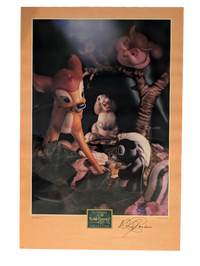 Field Mouse "Little April Shower" Photograph Poster 20in x 30in Signed by David Pacheco