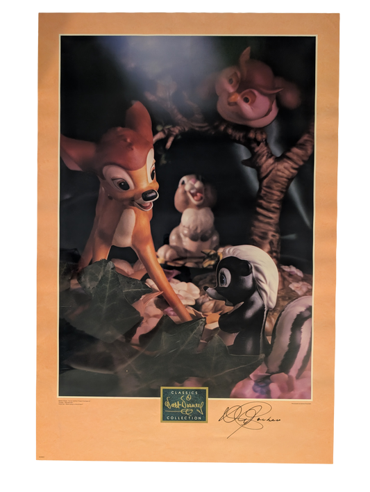 Field Mouse "Little April Shower" Photograph Poster 20in x 30in Signed by David Pacheco