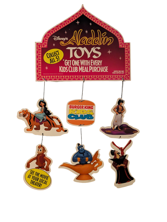 Aladdin Toys Burger King Kids Club Mobile 11in x 20in