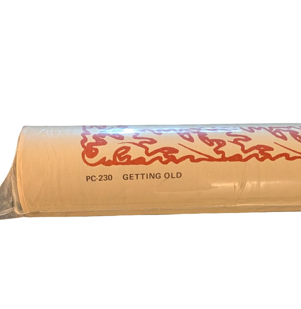 "Getting Old" 1981 AA Graphics Inc. Poster 23in x 35in