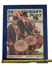 The Saturday Evening Post June 1, 1935 "War Veterans" by Maurice Bower 13in x 17in Print
