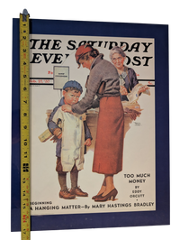 The Saturday Evening Post February 27, 1937 "New Woolies" by Frances Tipton Hunter 13in x 17in Print