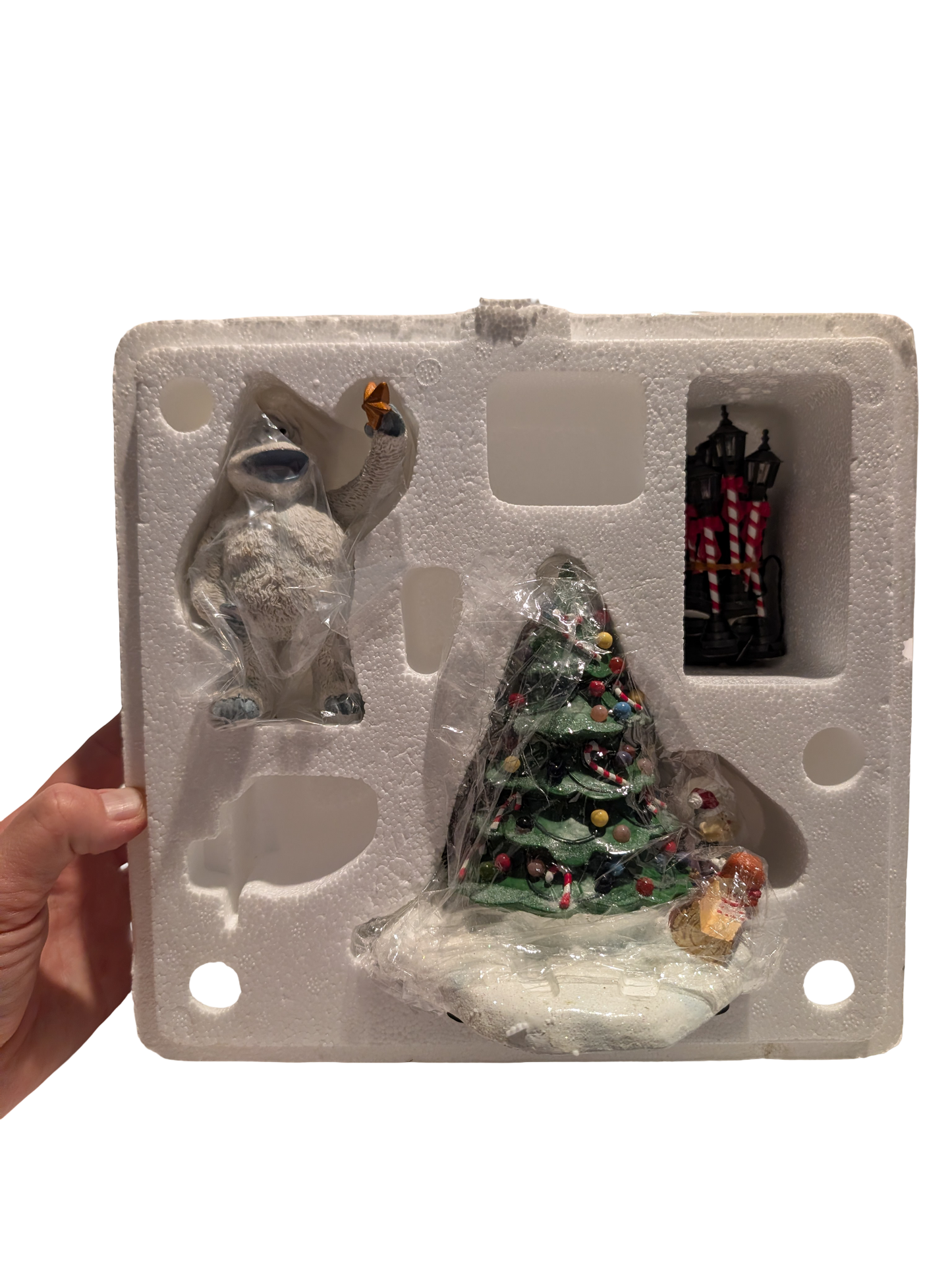 Hawthorne Village Rudolph’s Christmas Town Village Collection "Bumble & Christmas Town Tree"