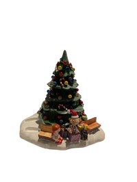 Hawthorne Village Rudolph’s Christmas Town Village Collection "Bumble & Christmas Town Tree"