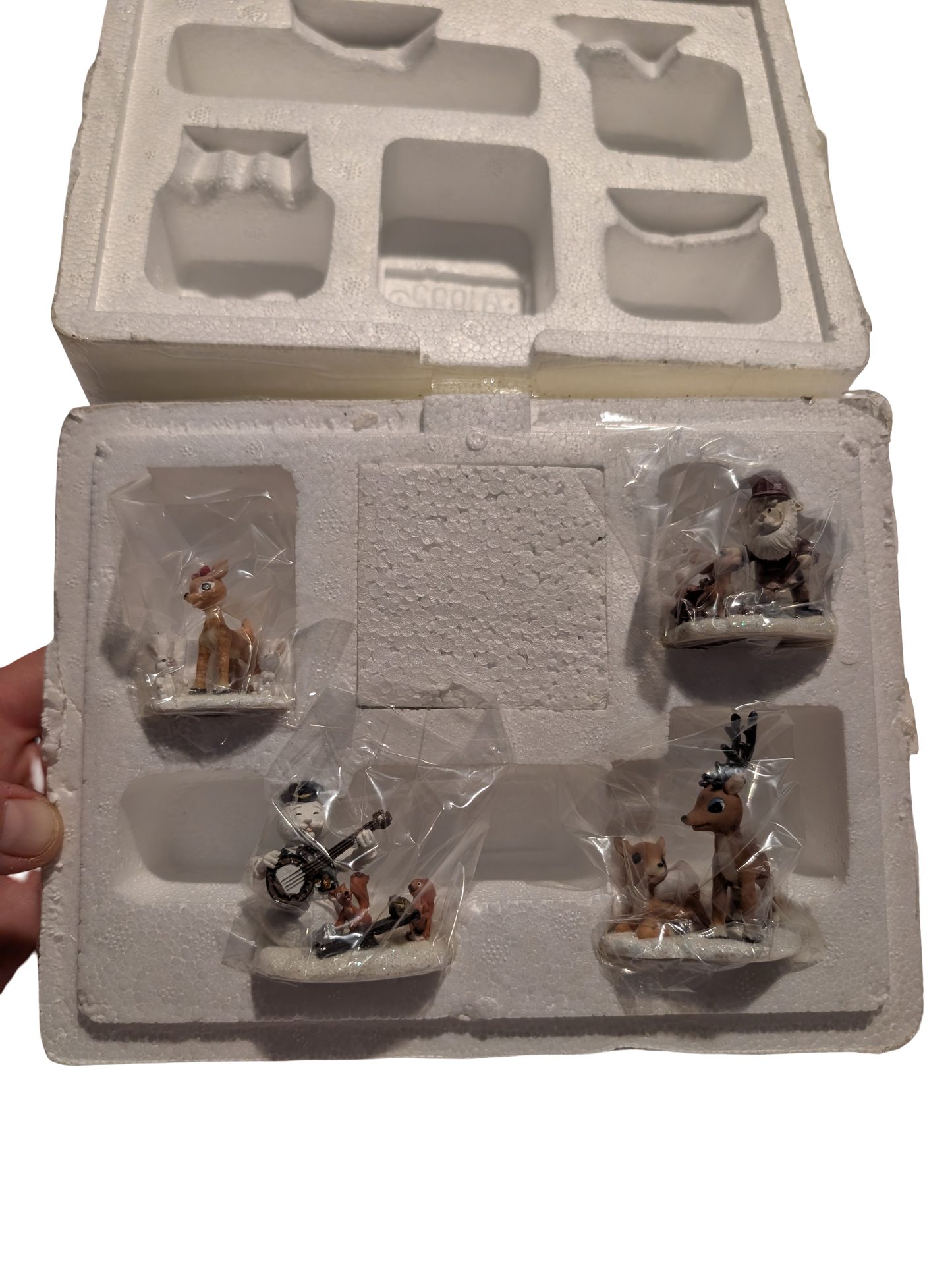 Hawthorne Village Rudolph’s Christmas Town Village Collection "Young Rudolph with Family and Friends Accessory Set"