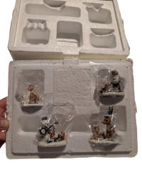 Hawthorne Village Rudolph’s Christmas Town Village Collection "Young Rudolph with Family and Friends Accessory Set"