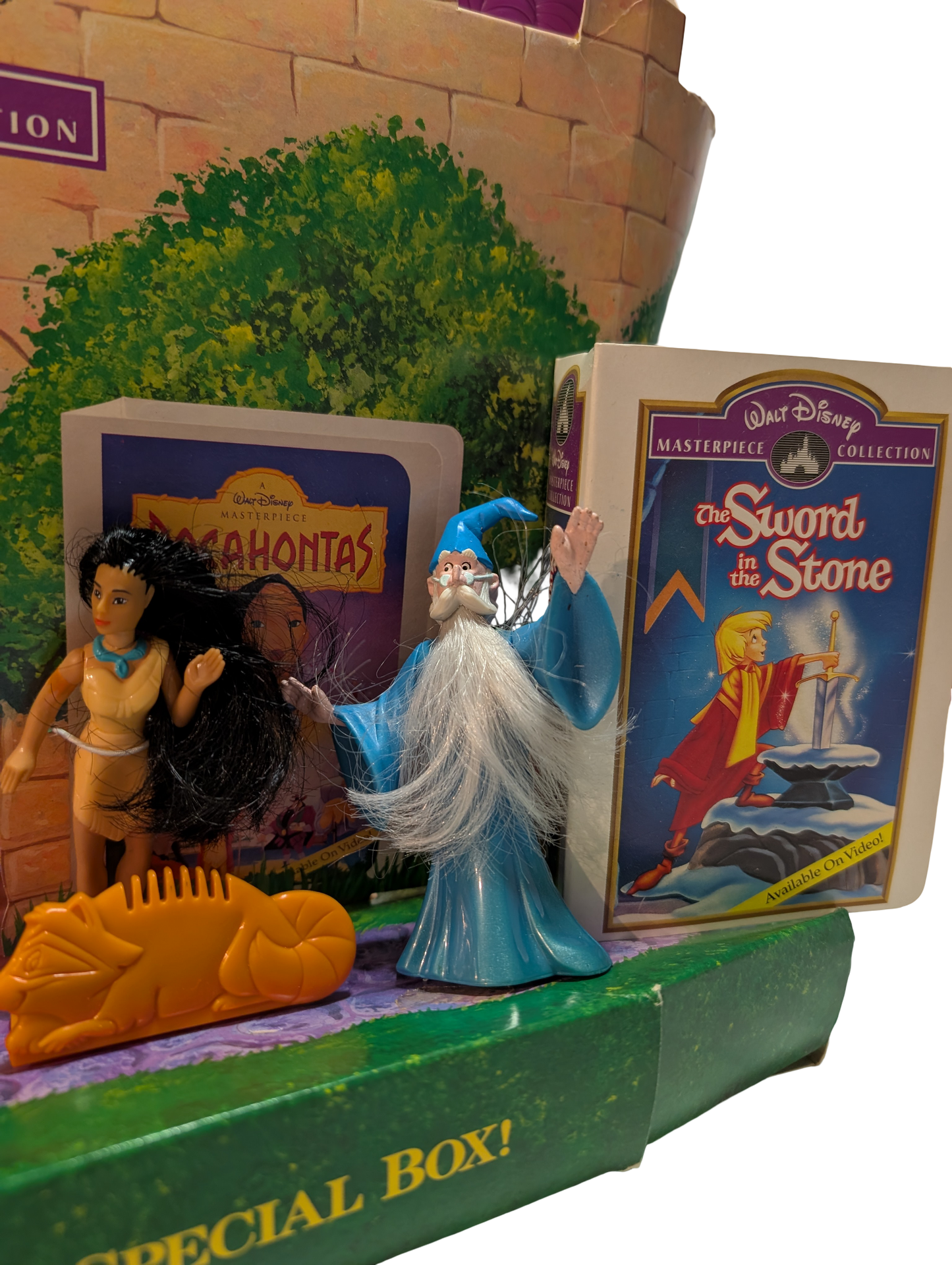 McDonald's Happy Meal Featuring Walt Disney Home Video Masterpiece Collection Display
