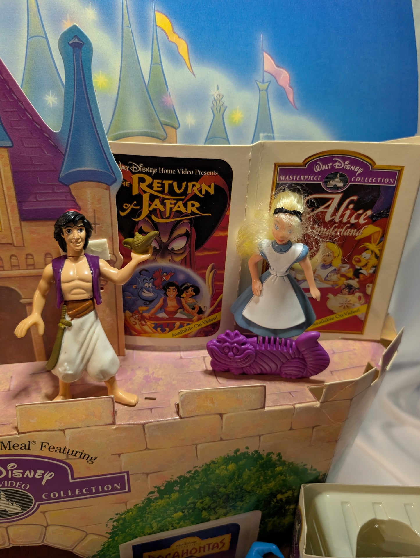 McDonald's Happy Meal Featuring Walt Disney Home Video Masterpiece Collection Display