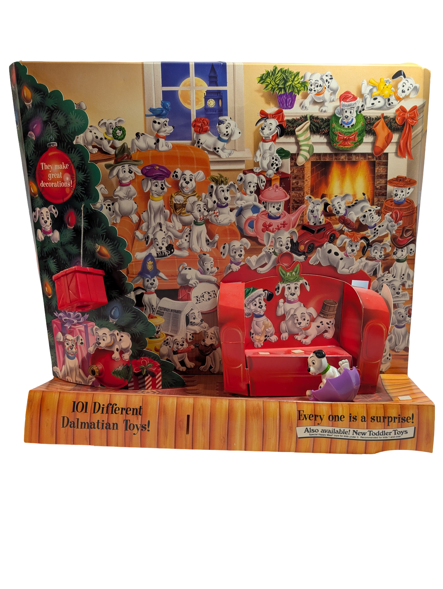 McDonald's Happy Meal 101 Dalmatians Toys Display