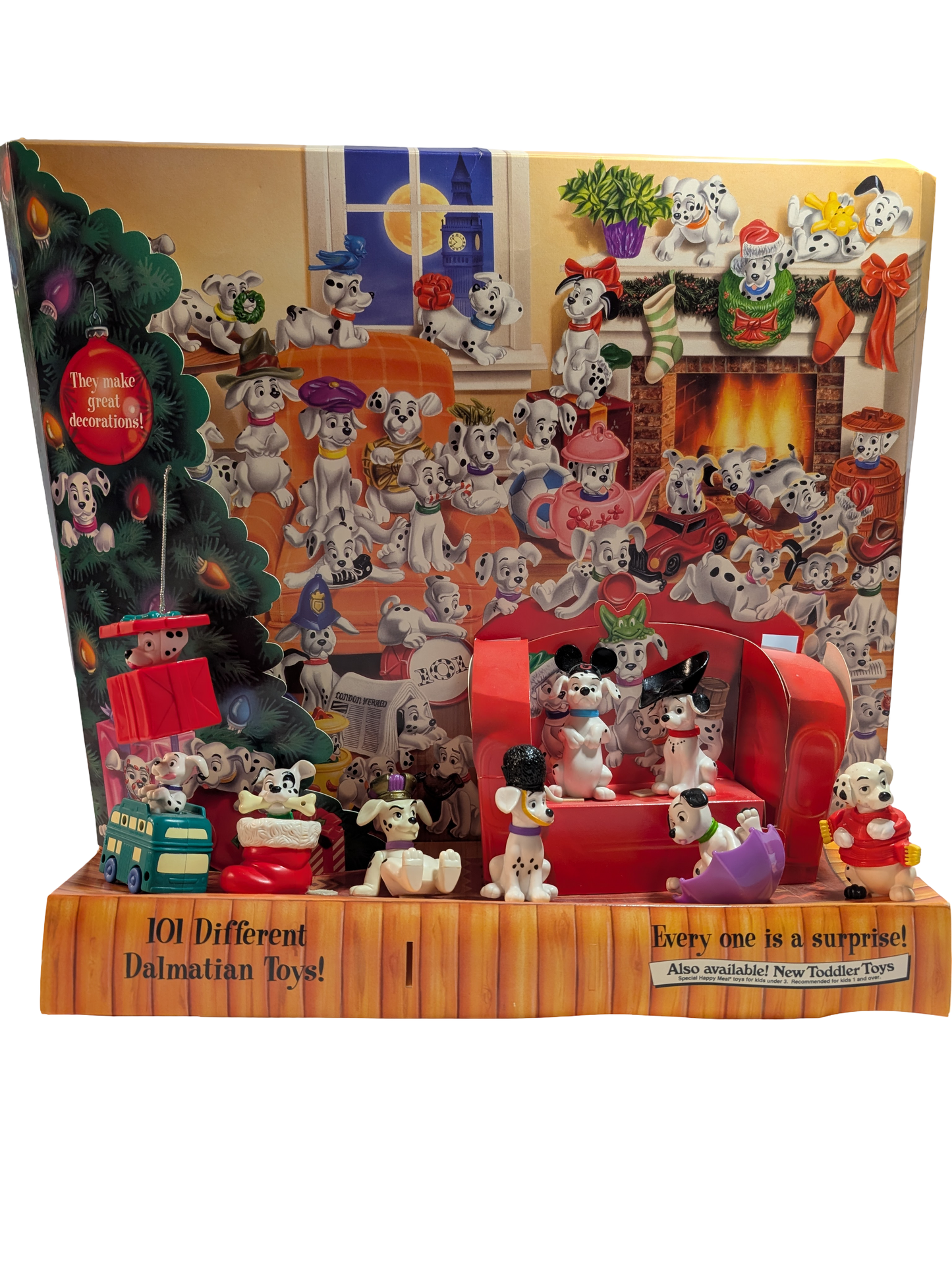 McDonald's Happy Meal 101 Dalmatians Toys Display