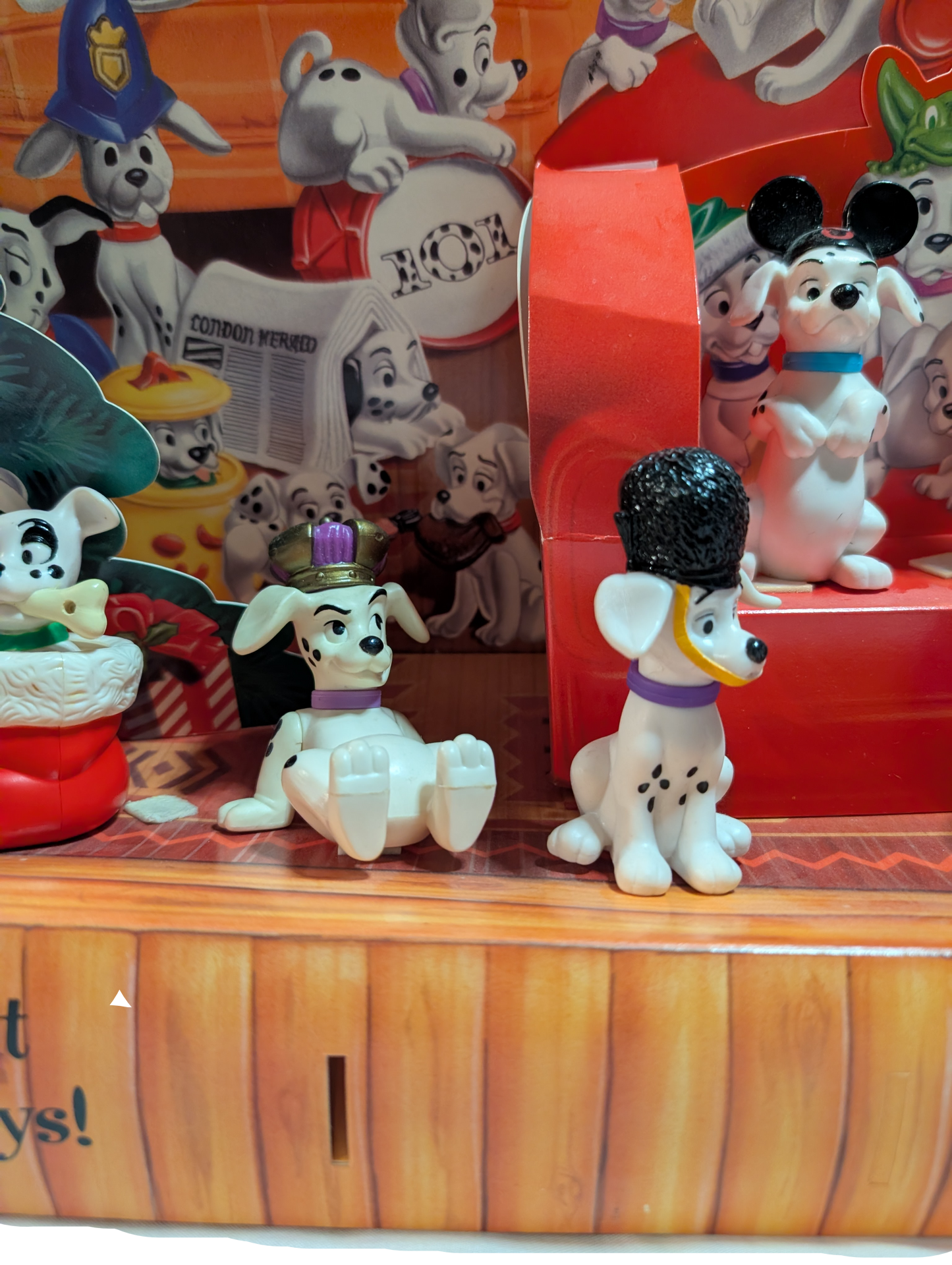McDonald's Happy Meal 101 Dalmatians Toys Display