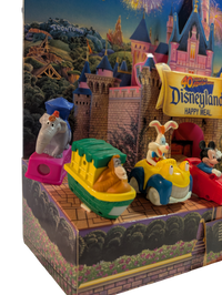 McDonald's Happy Meal Featuring 40 Years of Adventures Disneyland Happy Meal Toy Display