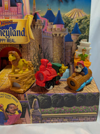 McDonald's Happy Meal Featuring 40 Years of Adventures Disneyland Happy Meal Toy Display