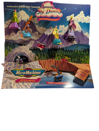 McDonald's Happy Meal Featuring Spinning Sky Dancers & Micro Machines Toy Display