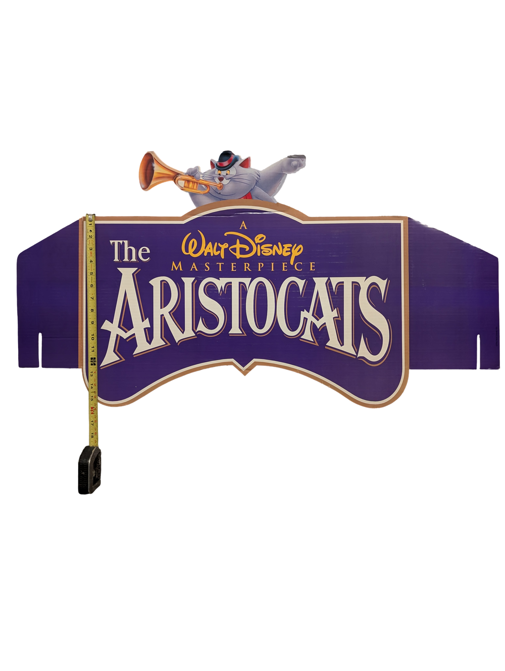"The Aristocats" A Walt Disney Masterpiece Video Store Standee
