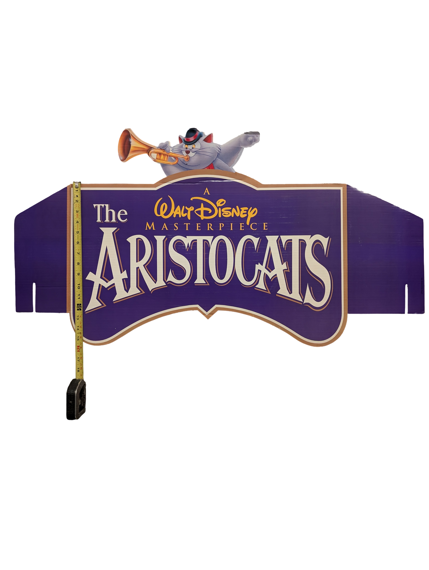 "The Aristocats" A Walt Disney Masterpiece Video Store Standee