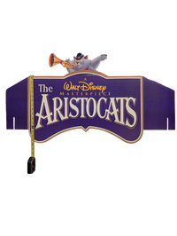 "The Aristocats" A Walt Disney Masterpiece Video Store Standee