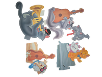"The Aristocats" A Walt Disney Masterpiece Video Store Standee