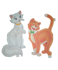 "The Aristocats" A Walt Disney Masterpiece Video Store Standee