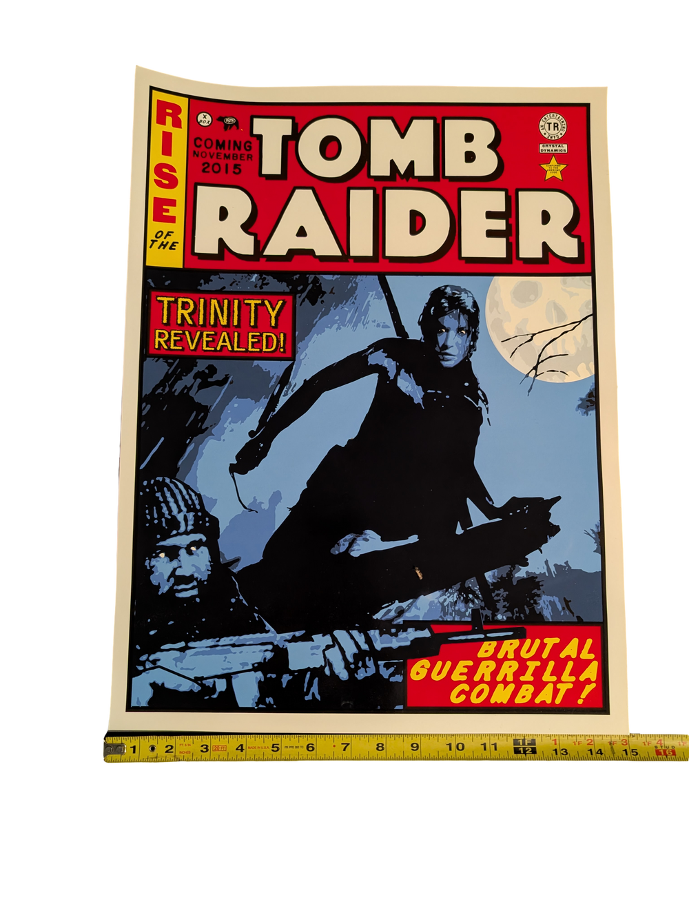 Rise of the Tomb Raiser Xbox Game Release Poster 15in x 20in
