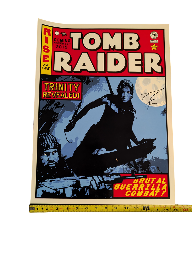 Rise of the Tomb Raiser Xbox Game Release Poster 15in x 20in