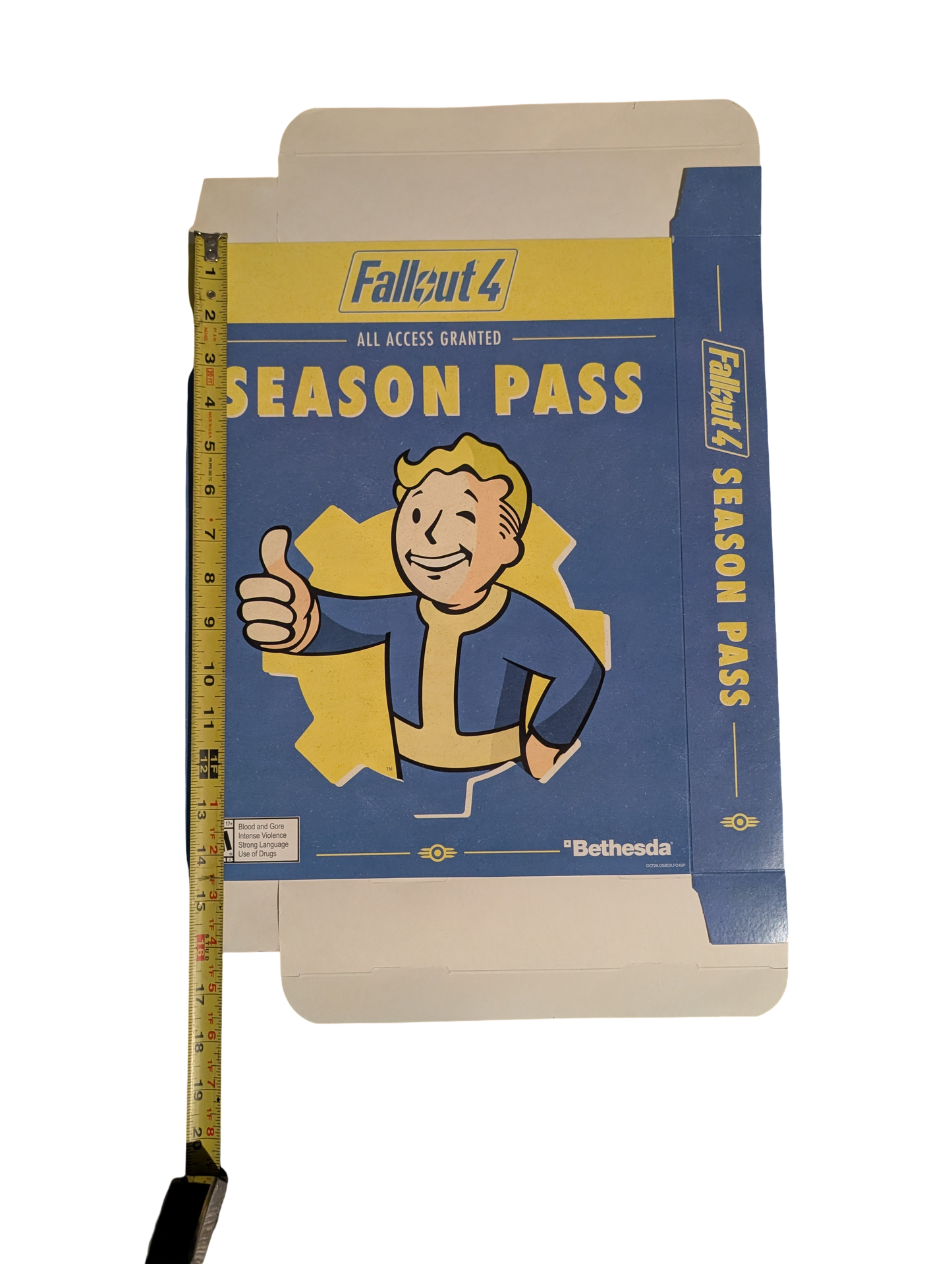 Fallout 4 All Access Granted Season Pass 3D Display