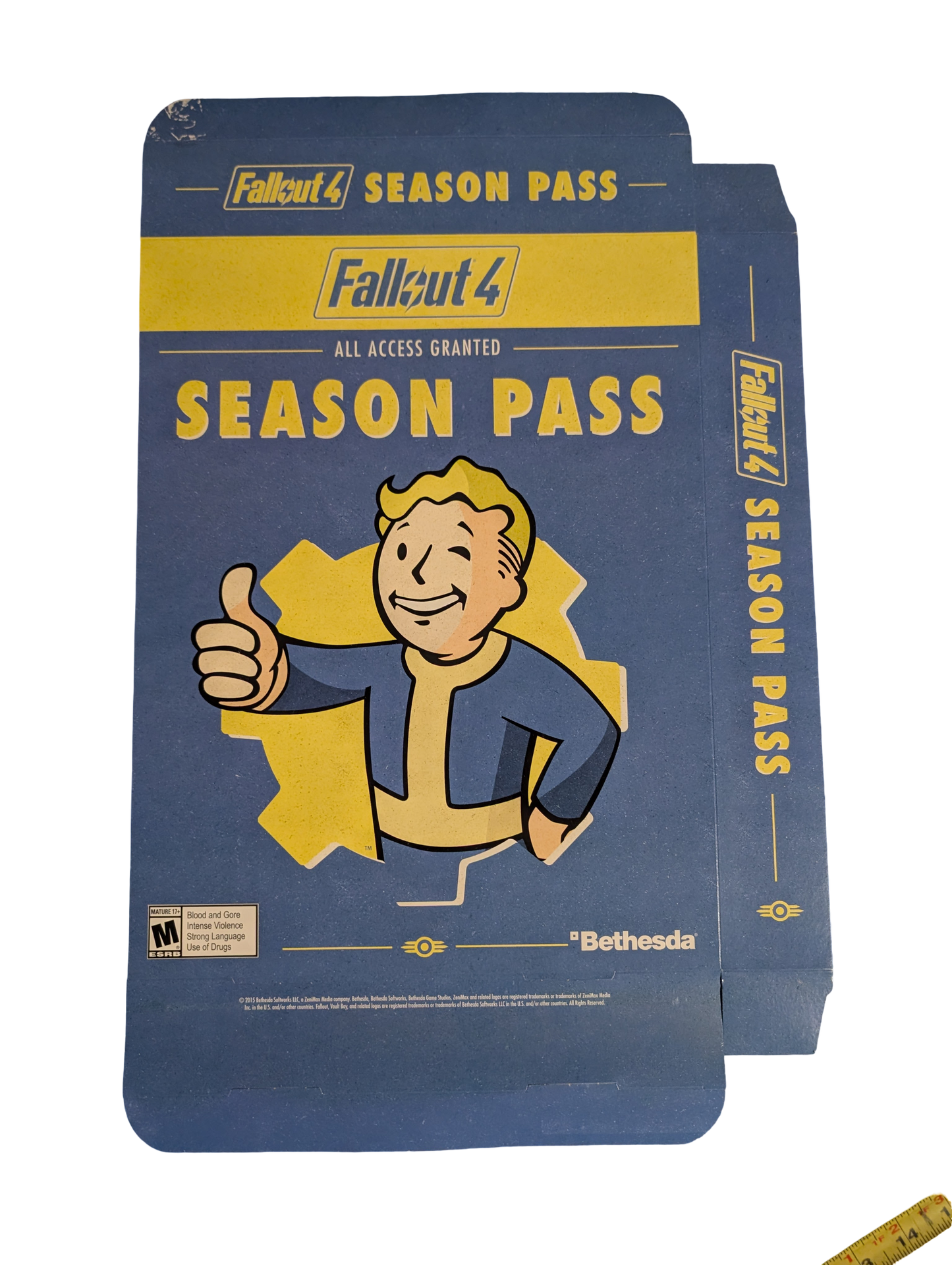 Fallout 4 All Access Granted Season Pass 3D Display