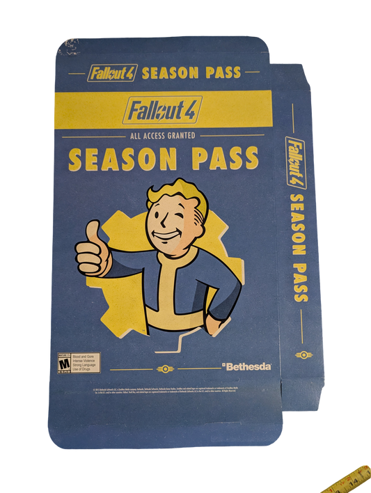 Fallout 4 All Access Granted Season Pass 3D Display