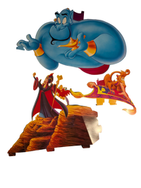 "Aladdin" A Walt Disney Classic Video Store Standee