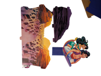"Aladdin" A Walt Disney Classic Video Store Standee