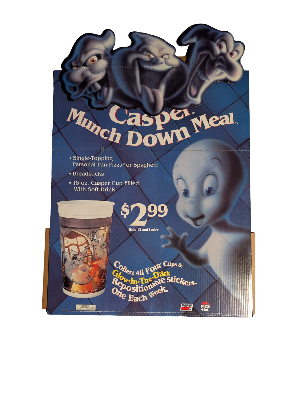 "Casper" Pizza Hut Promotional Display