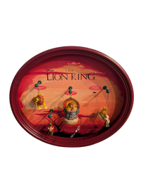 The Lion King 1997 Hallmark Keepsake Ornaments (4) with Display