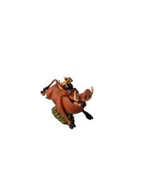 The Lion King 1997 Hallmark Keepsake Ornaments (4) with Display