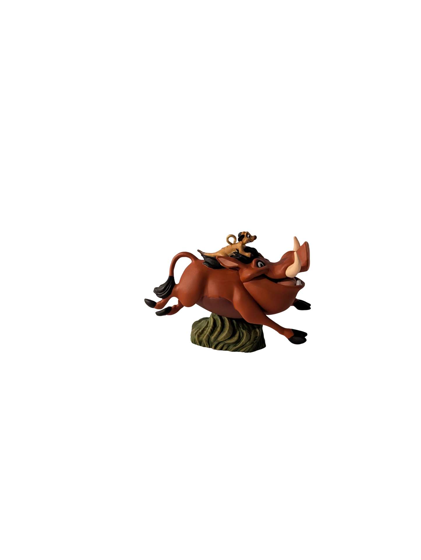 The Lion King 1997 Hallmark Keepsake Ornaments (4) with Display
