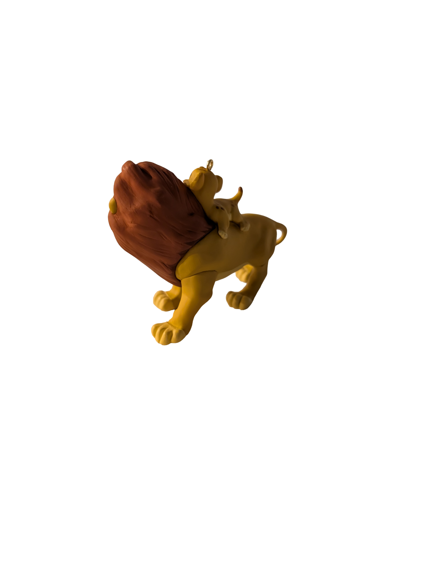The Lion King 1997 Hallmark Keepsake Ornaments (4) with Display