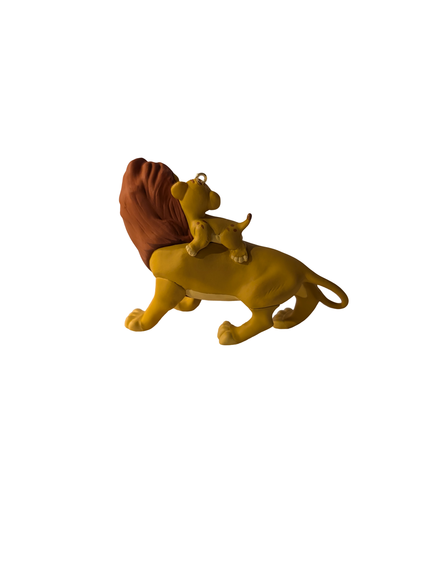 The Lion King 1997 Hallmark Keepsake Ornaments (4) with Display