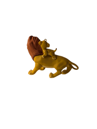 The Lion King 1997 Hallmark Keepsake Ornaments (4) with Display