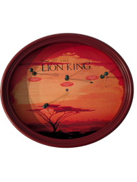 The Lion King 1997 Hallmark Keepsake Ornaments (4) with Display