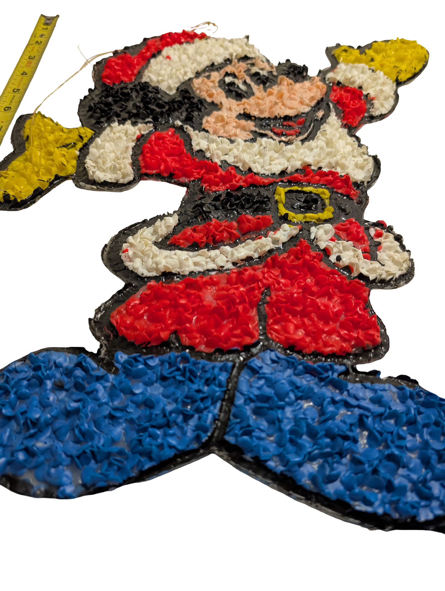 Santa Mickey Mouse Melted Plastic Popcorn Decoration