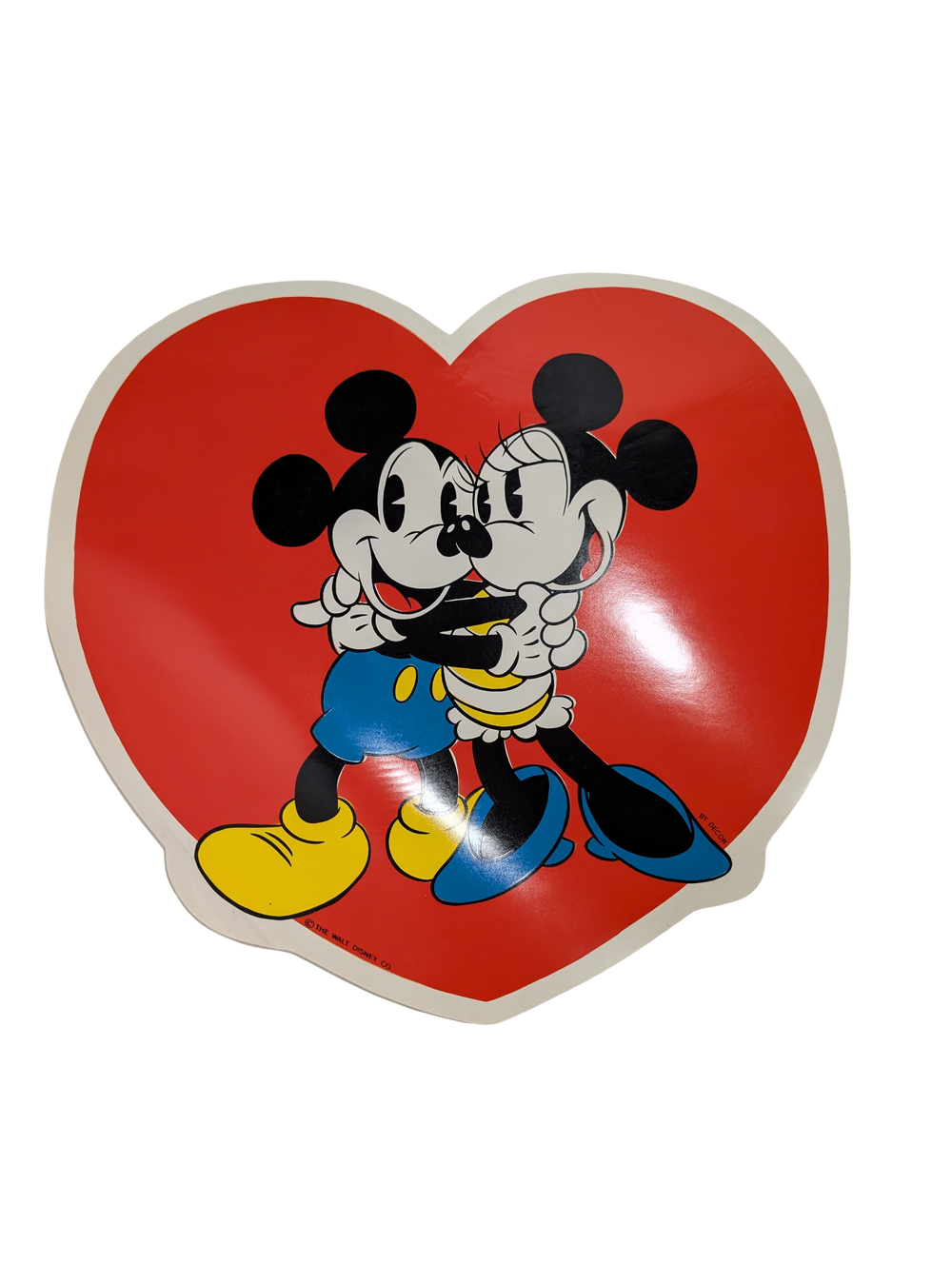Vintage Mickey & Minney Hugging Placemat