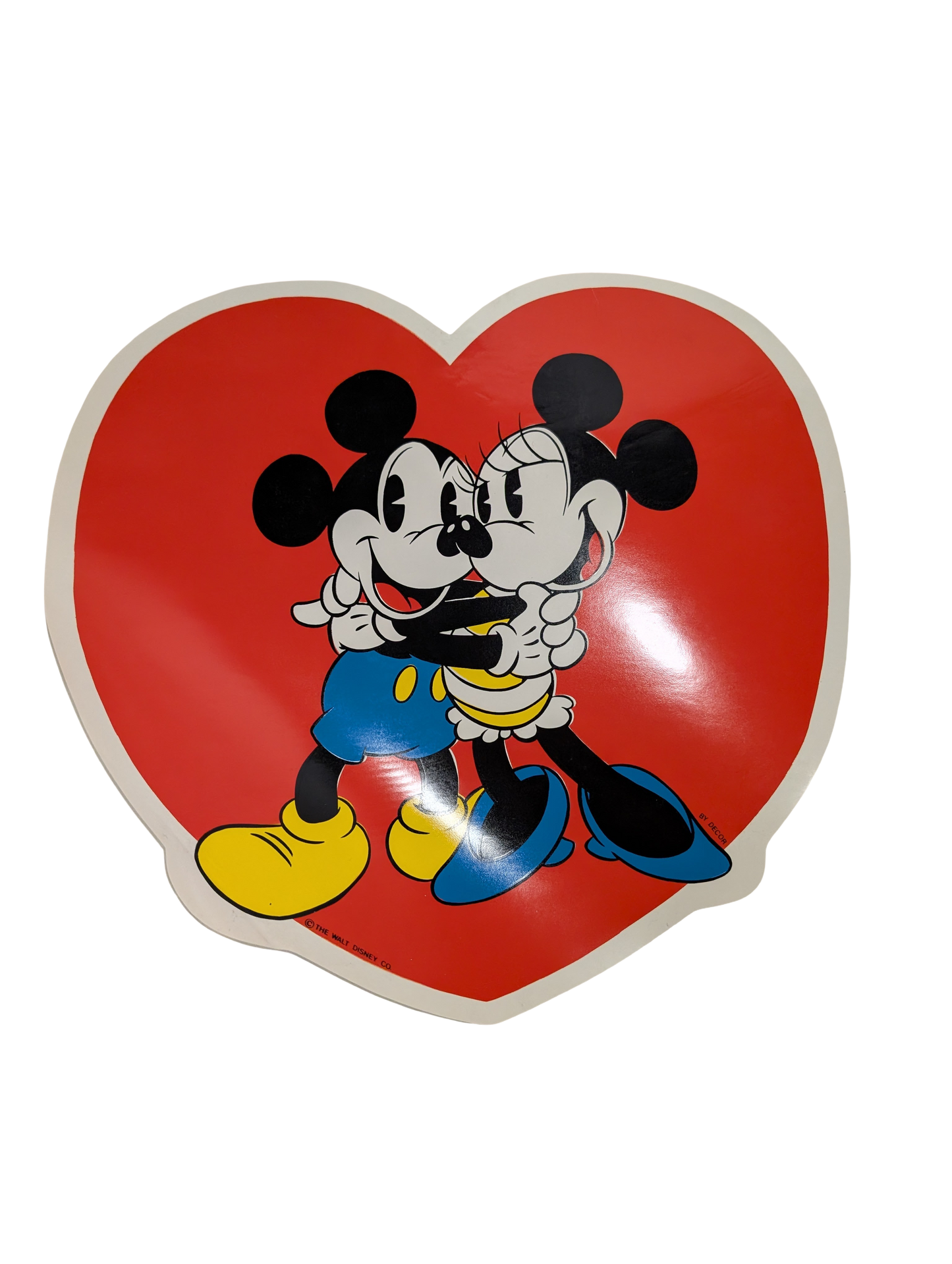 Vintage Mickey & Minney Hugging Placemat