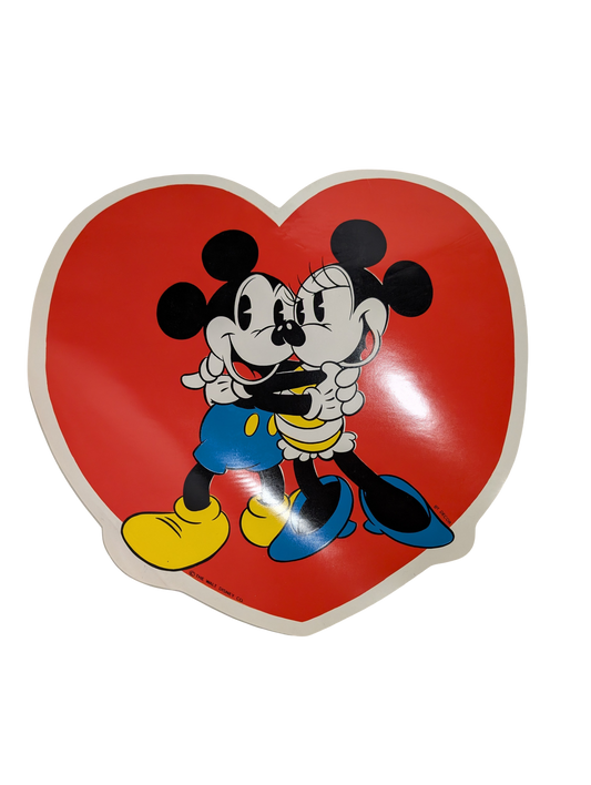 Vintage Mickey & Minney Hugging Placemat
