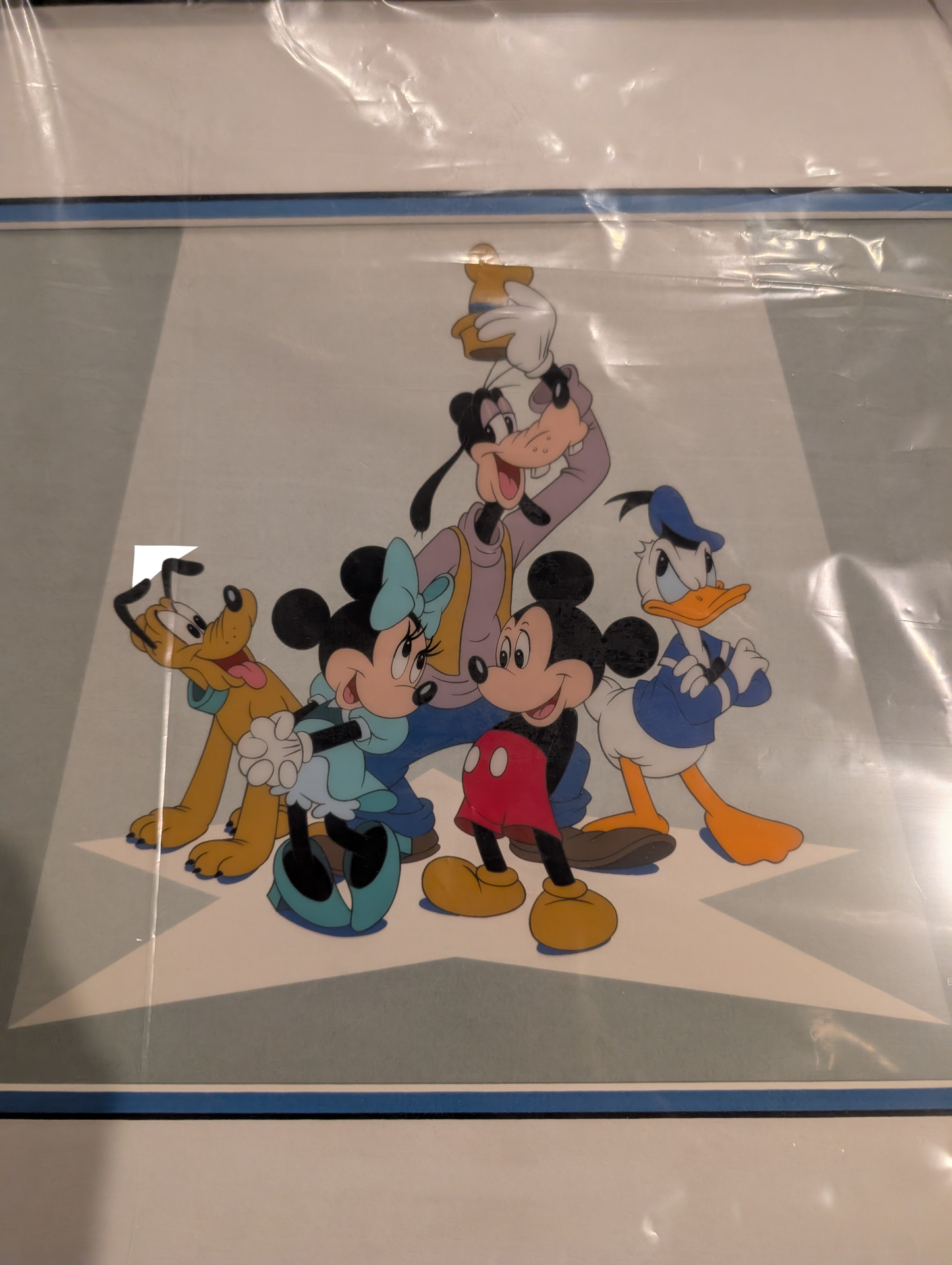 Disney "The Fabulous Five" 1995 Limited edition sericel - framed