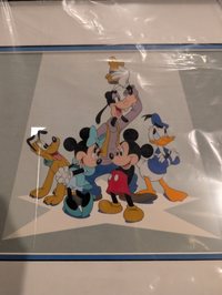Disney "The Fabulous Five" 1995 Limited edition sericel - framed