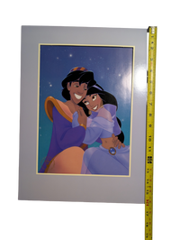 Walt Disney's Aladdin Exclusive Commemorative Lithograph 1993 12in x 16in