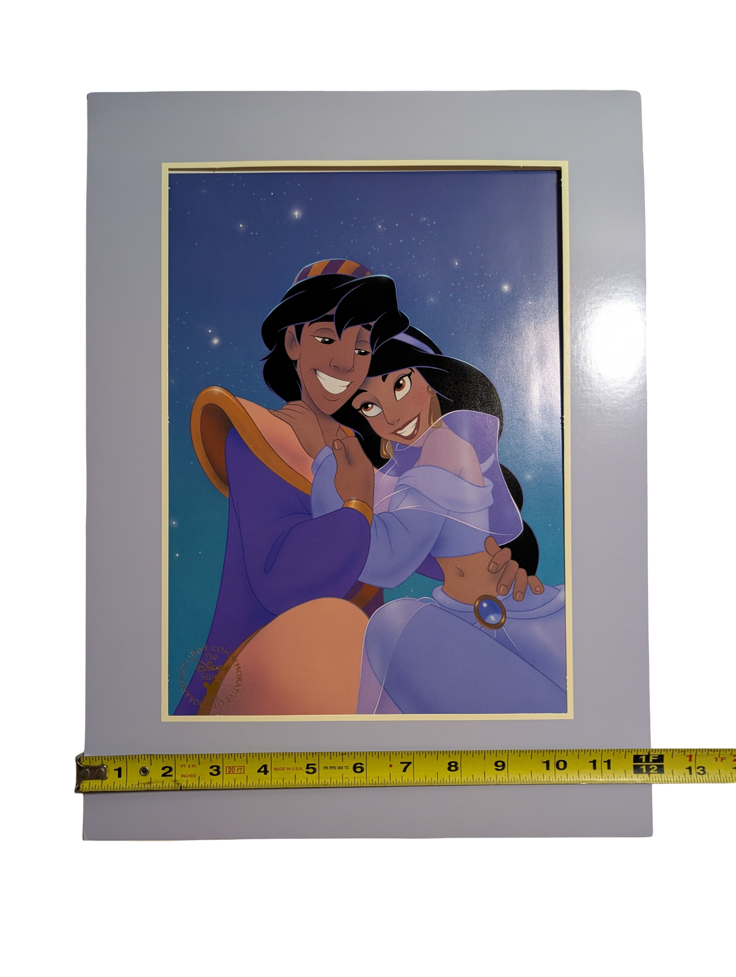Walt Disney's Aladdin Exclusive Commemorative Lithograph 1993 12in x 16in