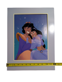 Walt Disney's Aladdin Exclusive Commemorative Lithograph 1993 12in x 16in