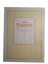 Walt Disney's Pinocchio Exclusive Commemorative Lithograph 1993 12in x 16in
